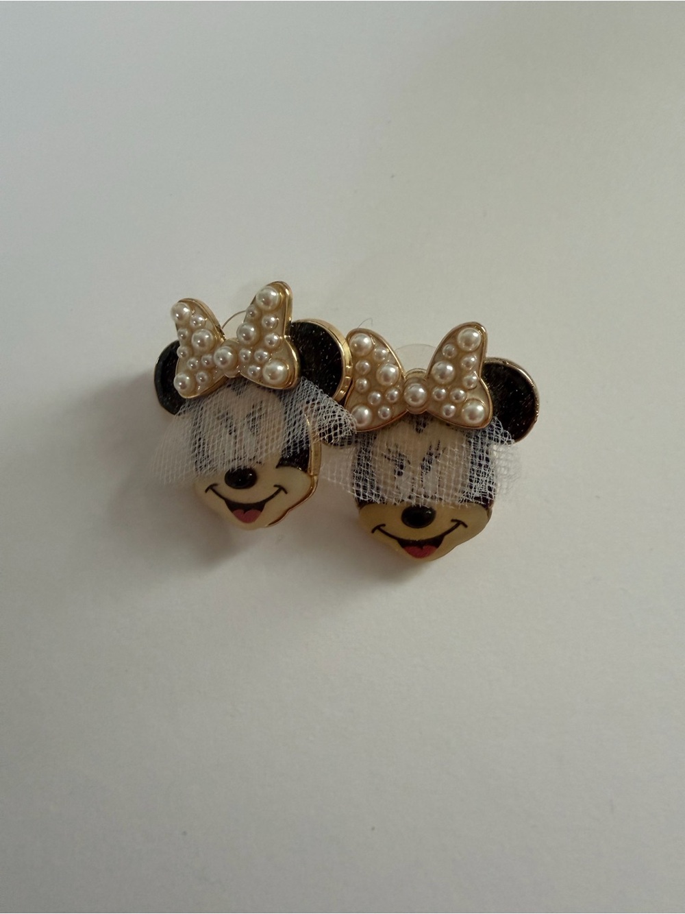 BaubleBar bride Minnie Mouse Stud Earrings